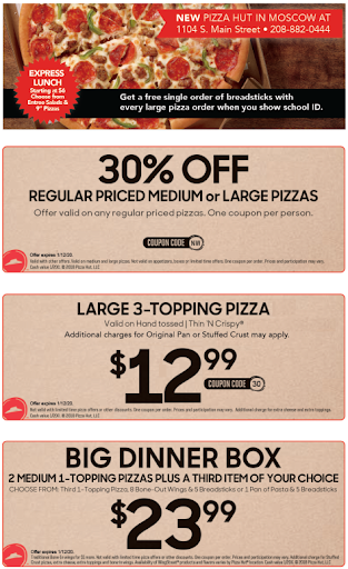 Pizza Hut Discount Codes And Coupons Grab Your Printable Coupons