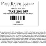 Polo Ralph Lauren Factory July 2020 Coupons And Promo Codes