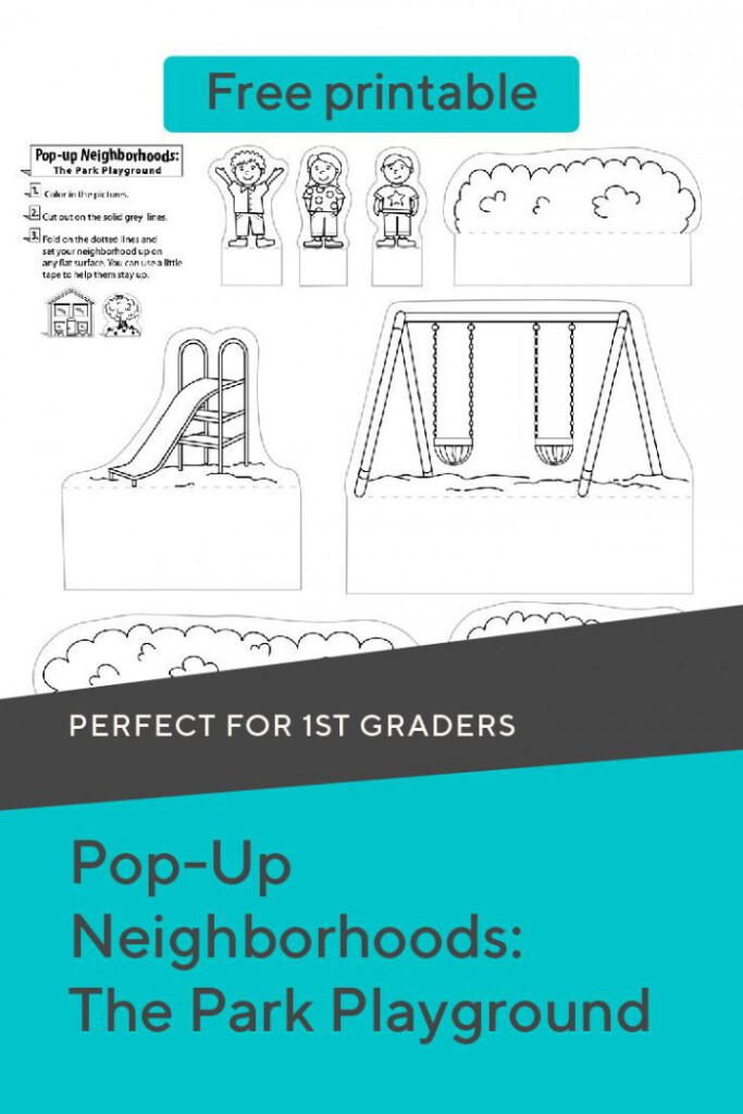 Pop Up Neighborhoods The Park Playground Worksheets 99Worksheets