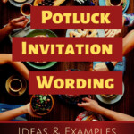 Potluck Invitation Wording For All Seasons Potluck Invitation Summer