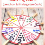 Preschool Numbers Matching Game With Free Printable Shape Activities
