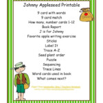 Preschool Printables Johnny Appleseed Printable Preschool Printables