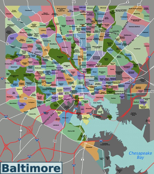 Pretty Cool neighborhoods Map Baltimore Neighborhoods Baltimore