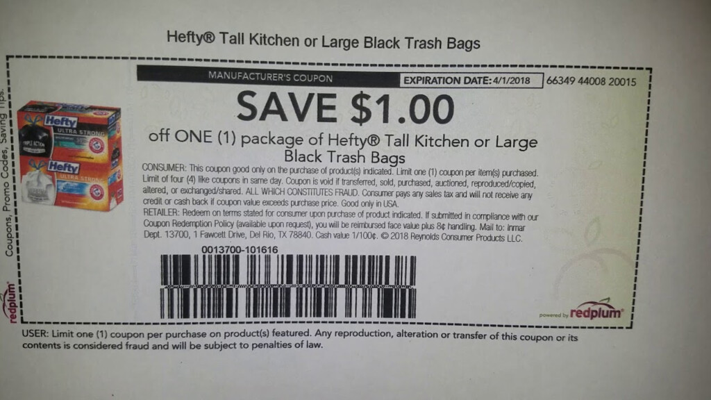 PRINT NOW HEFTY COUPON YouTube