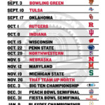 Print Your Own 2016 Ohio State Football Graphical Schedule Land Grant