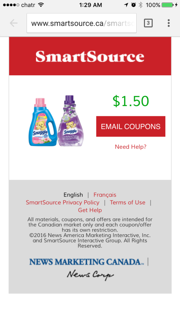 Printable 1 50 Off Snuggle Coupon