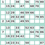 Printable 1 90 UK Bingo Card Generator Plantilla De Bingo Cartas De