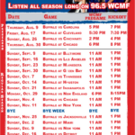 Printable 2018 2020 Buffalo Bills Schedule Example Calendar Printable