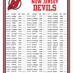 Printable 2021 2022 New Jersey Devils Schedule