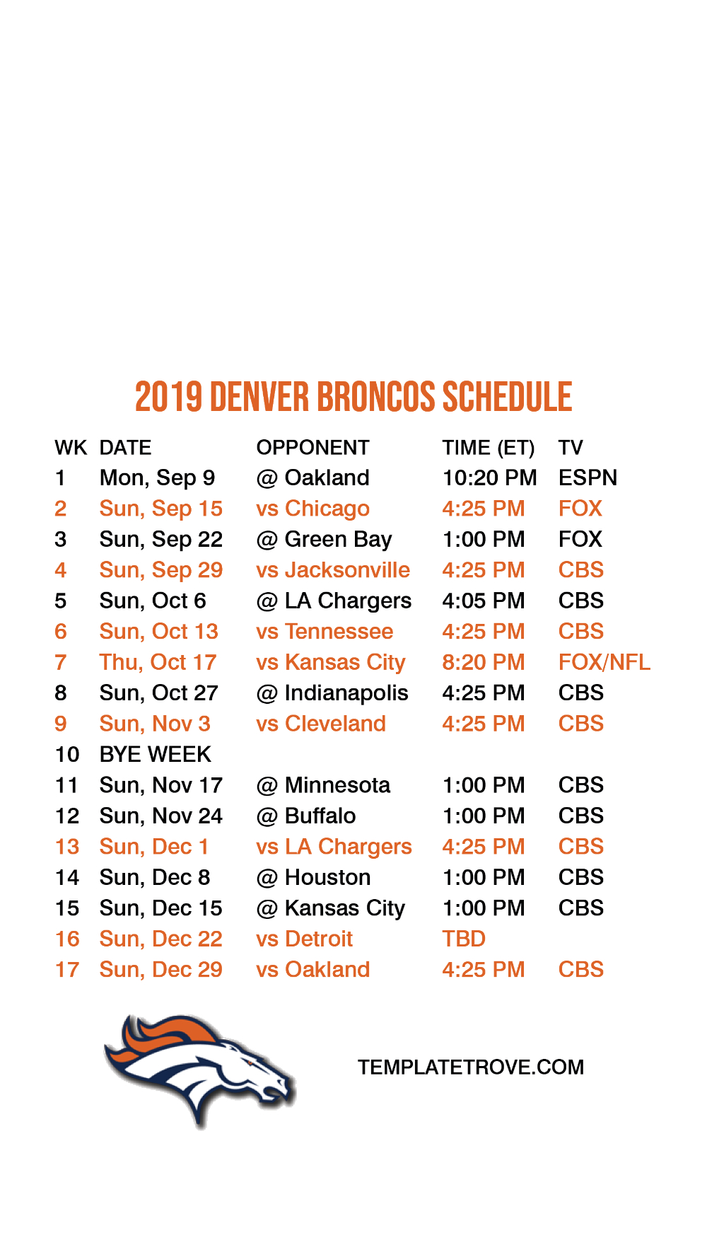 Printable 2021 Nfl Schedules Calendar Printables Free Blank