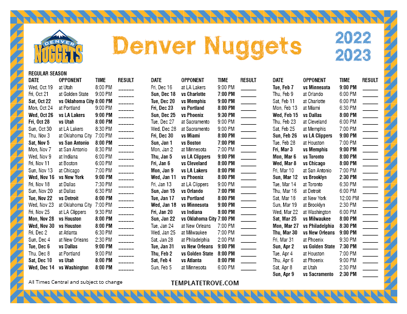 Utah Jazz Schedule 2025-23