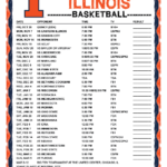 Printable 2022 2023 Illinois Fighting Illini Basketball Schedule