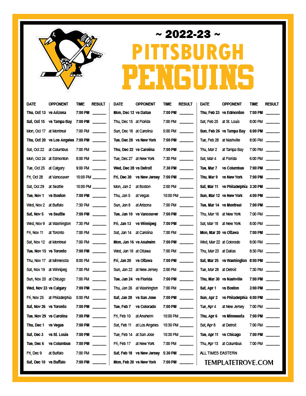 Pittsburgh Pirates Printable Schedule 2023 FreePrintable me