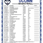 Printable 2022 2023 UConn Huskies Basketball Schedule