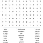 Printable 2nd Grade Word Search Cool2bKids