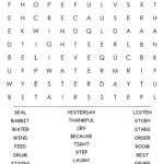 Printable 2nd Grade Word Search Cool2bKids