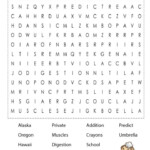 Printable 5th Grade Word Search Cool2bKids