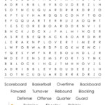 Printable Basketball Word Search Cool2bKids