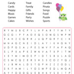 Printable Birthday Word Search Cool2bKids