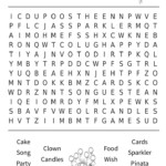 Printable Birthday Word Search Cool2bKids