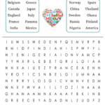 Printable Countries Word Search Cool2bKids