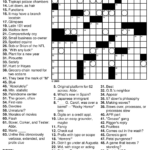 Printable Crossword Hard Printable Crossword Puzzles