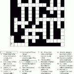 Printable Crossword Puzzles 8 Coloring Kids