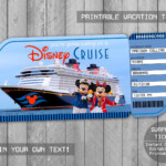 Printable Cruise Surprise Trip Ticket By HolidayPartyStar On Zibbet