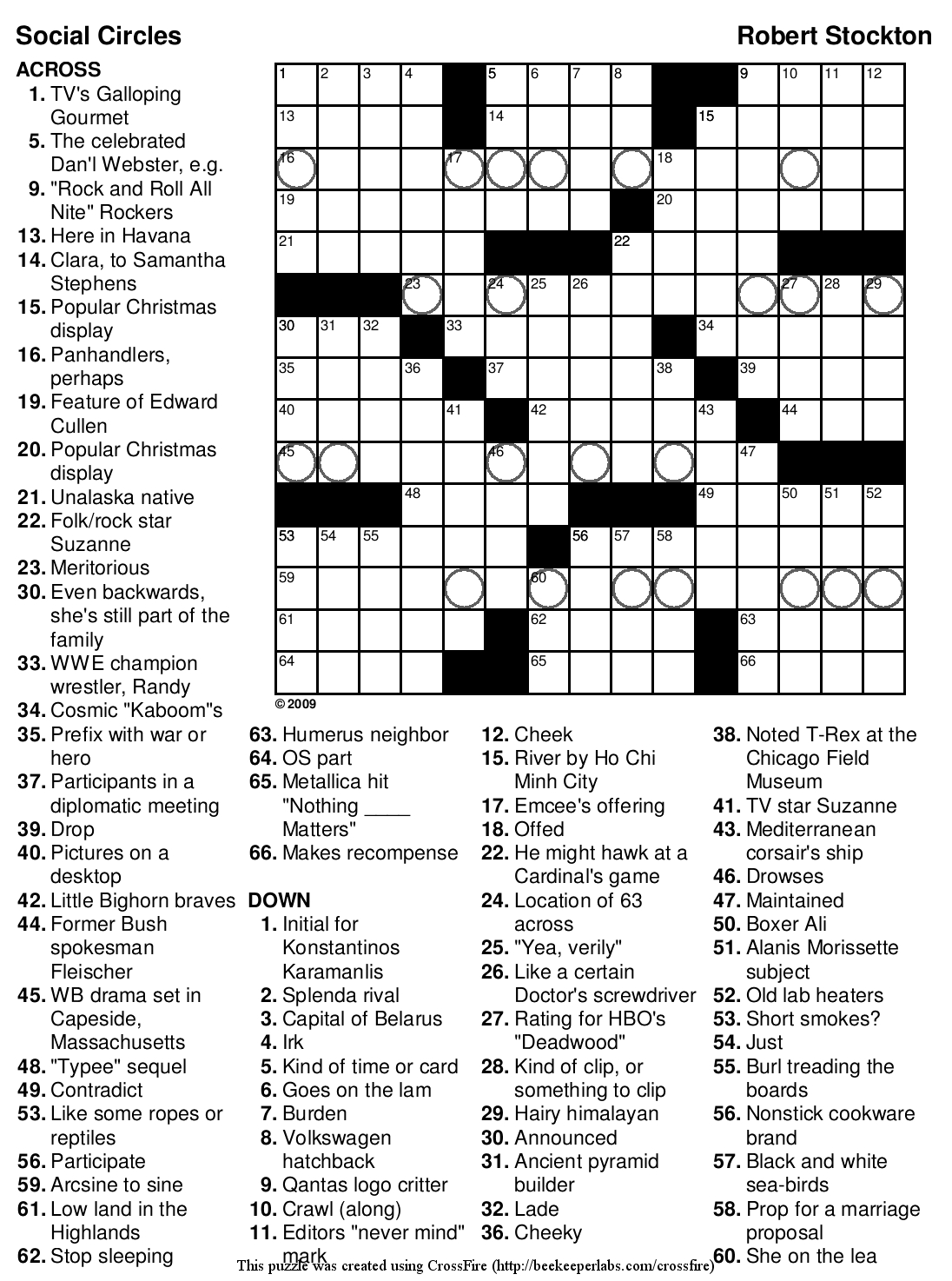 Printable Daily Crossword La Times Printable Crossword Puzzles