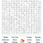 Printable Dance Word Search Cool2bKids