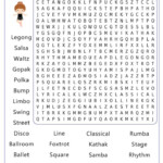 Printable Dance Word Search Cool2bKids