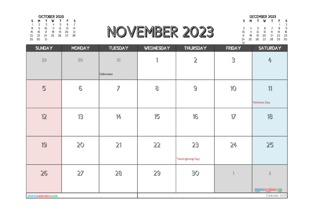 Printable December 2023 Calendar Free 12 Templates