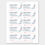 Printable Diaper Raffle Baby Shower Invitation Insert