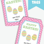 Printable Easter Egg Gift Tags Editable Happy Easter Treat Etsy