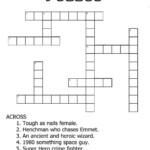 Printable Easy Crossword Puzzles For Kids 101 Activity