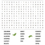 Printable Economics Word Search Cool2bKids