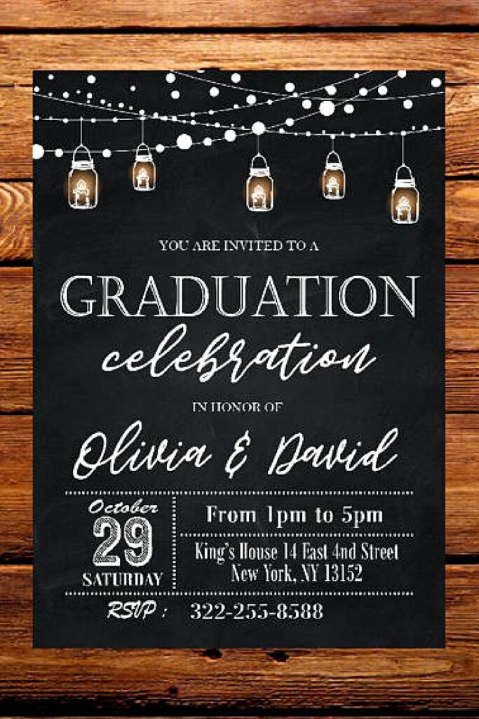 Printable Graduation Invitation Graduation Invitation High 