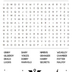 Printable Harry Potter Word Search Cool2bKids