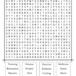 Printable Health Word Search Cool2bKids