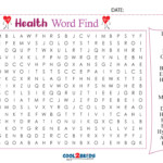 Printable Health Word Search Cool2bKids