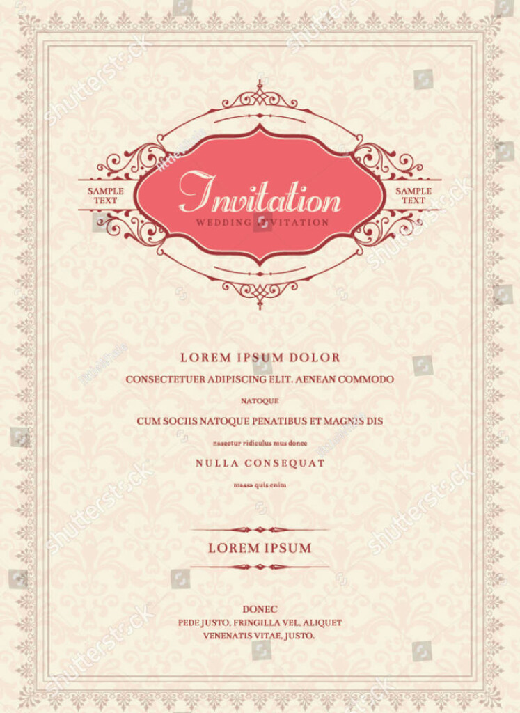 Printable Invitation Card Examples Format Pdf Examples