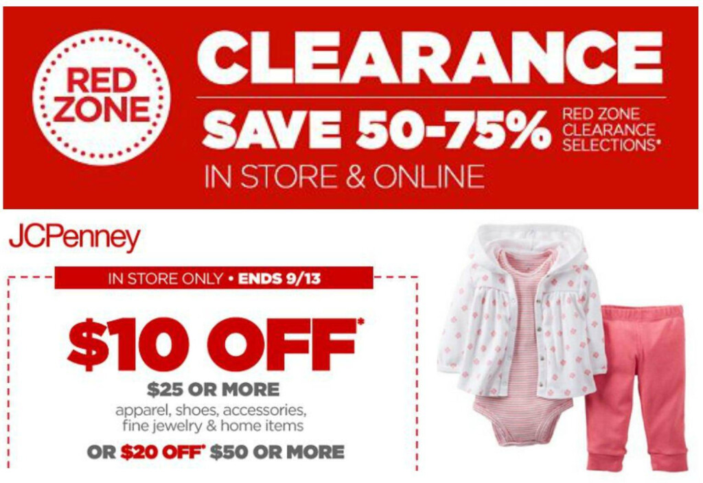 Printable JCPenney In Store Coupon 10 25 Purchase