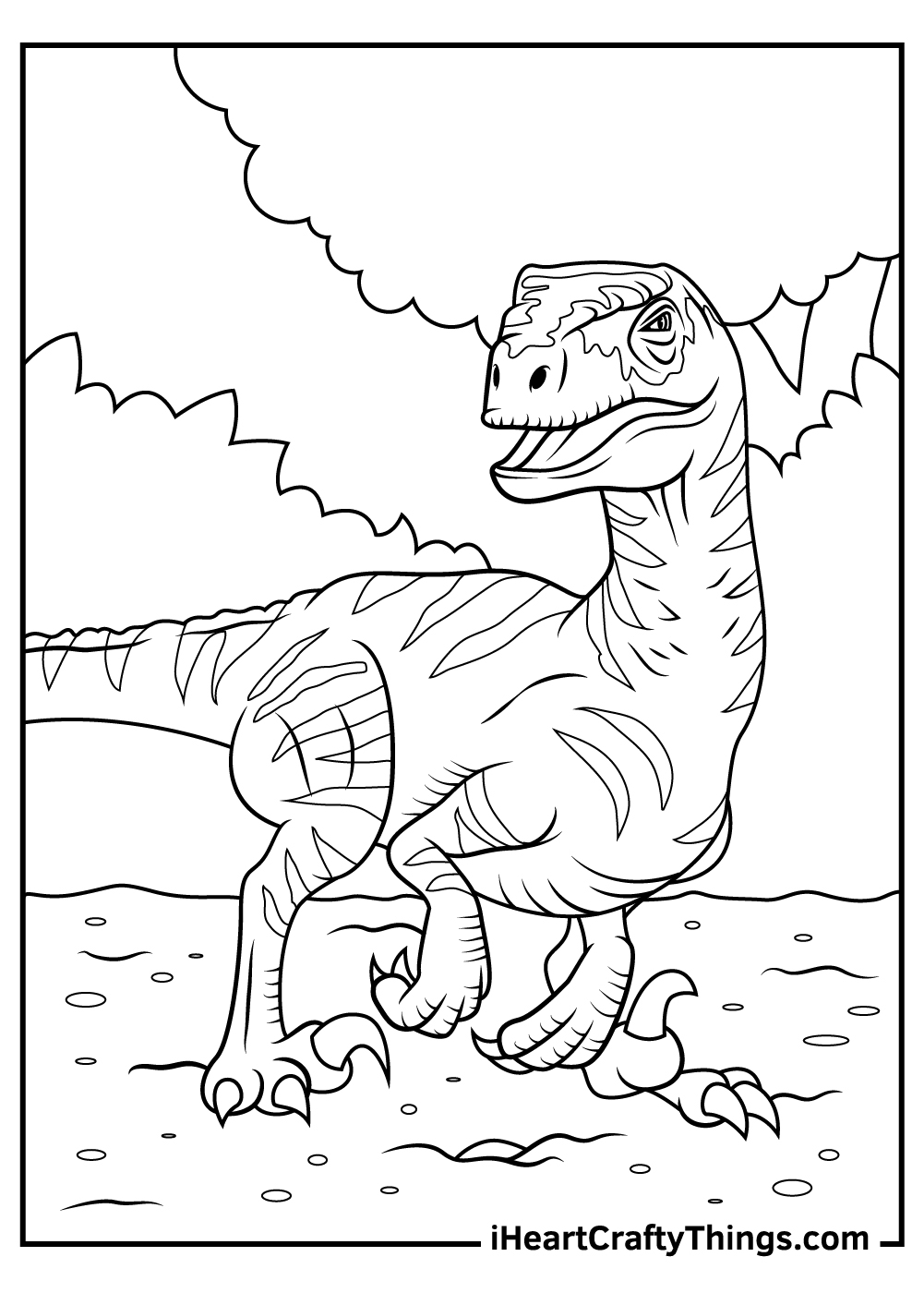 Printable Jurassic Park Coloring Pages Updated 2021