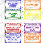 Printable Kids Coupon Book Kids Christmas Reward Coupons DIY Etsy