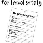 Printable Kids Identity Badge For Travel Safety OneMamasDailyDrama