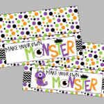 Printable Make Your Own Monster Bag Topper For Monster Etsy Make