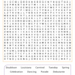 Printable Mardi Gras Word Search Cool2bKids