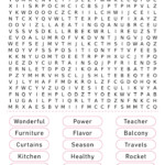 Printable Medium Word Search Cool2bKids