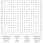 Printable Middle School Word Search Cool2bKids