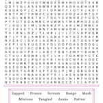 Printable Movie Word Search Cool2bKids